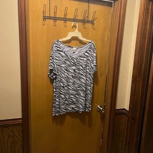 Covington woman zebra print